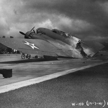 Wrecked B-17C