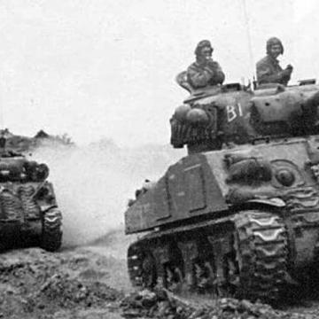 Advancing German Tiger Tank - Tanks, Steel and Firepower - War Photos
